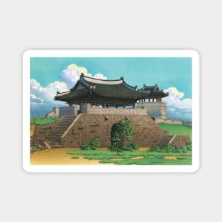 West Gate of Suigen in Korea by Kawase Hasui Magnet