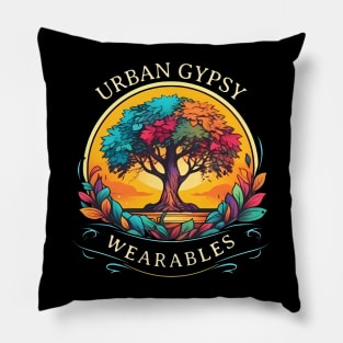Urban Gypsy Wearables – Vibrant Tree Pillow
