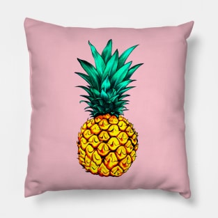 Pineapple Funny Hipster Fan Art Pillow