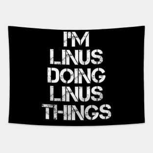 Linus T - Linus Doing Linus Things Tapestry