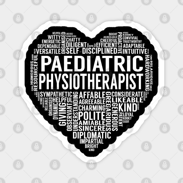 Paediatric Physiotherapist Heart Magnet by LotusTee