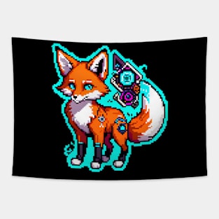 Cybernetic Fox Tapestry