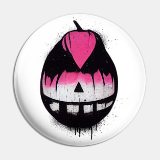 Street Art Style Halloween Design Pin