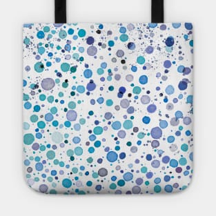 Pocket - FIREFLIES DOTS BLUE Tote