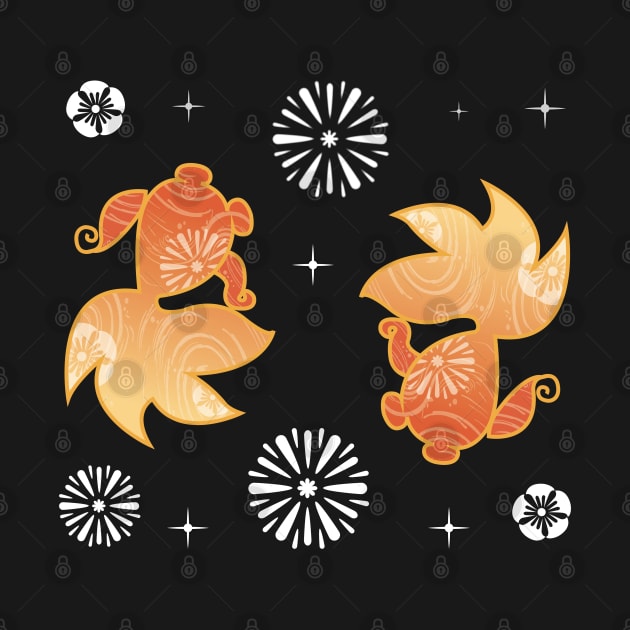 Yoimiya gold fish design by Petites Choses