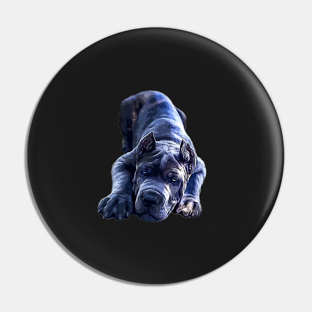 Cane Corso Sneak Up Pin by ElegantCat