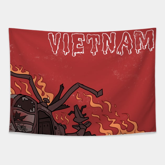 Vietnam rs2 Tapestry by woolflone