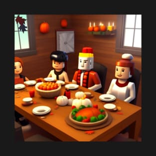 Roblox thanksgiving Day T-Shirt