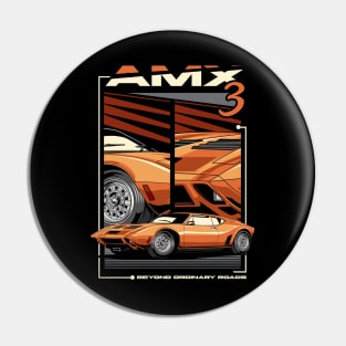 1969 AMC AMX/3 Car Pin