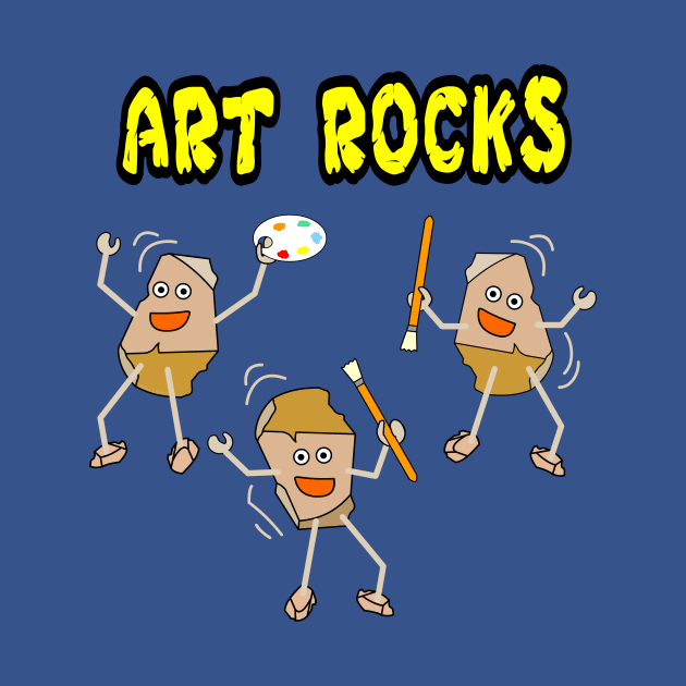 Three Art Rocks by Barthol Graphics