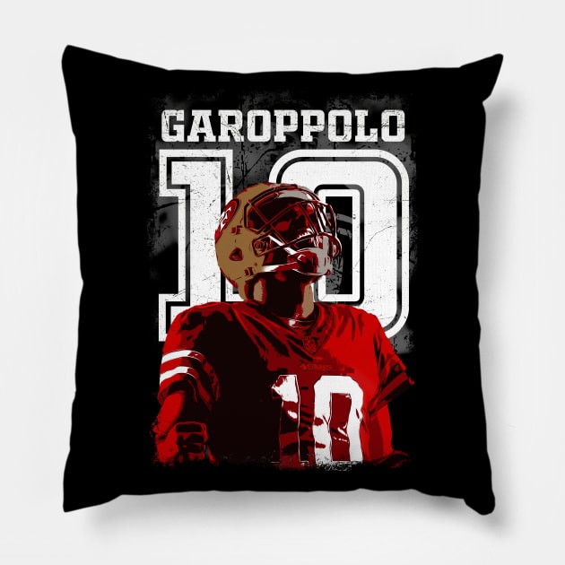 Garoppolo Niners Pillow by Aldebaran