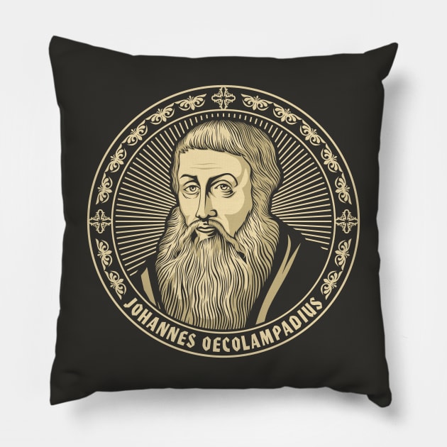 Johannes Oecolampadius Pillow by Reformer