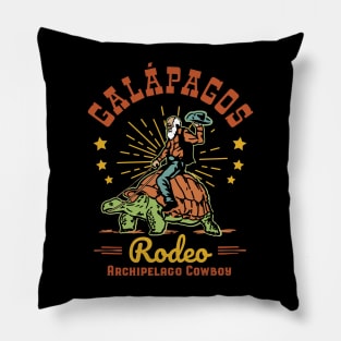 Galapagos Rodeo - Archipelago Cowboy Pillow