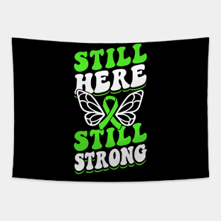 Organ Donor Green Ribbon, Still Here Tapestry