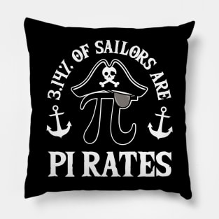 3.14 Percent of Sailors are Pi Rates Pillow