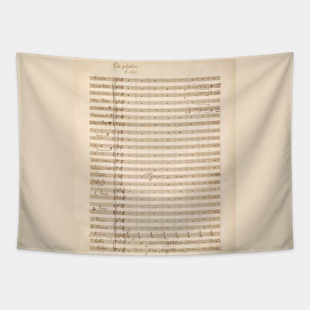 Mahler | The Song of Lament (Das klagende Lied) | Original manuscript score 1 (1 of 2) Tapestry by Musical design