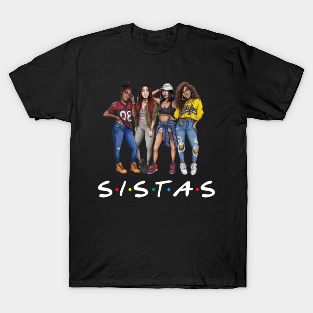 Discover SISTAS Melanin Girls Black Queen Unisex T Shirt - Black Pride - T-Shirt