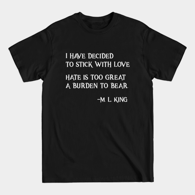 Discover Martin Luther King Quote Freedom Protest MLK Gift - Martin Luther King - T-Shirt