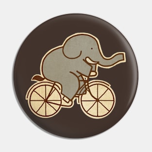 Elephant Cycle Pin