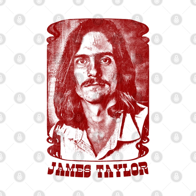 James Taylor // Retro 70s Style Fan Art Design by DankFutura