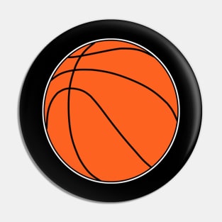 Basketball Sticker Style Design Pin