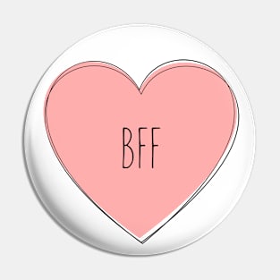 I Love BFF Pin