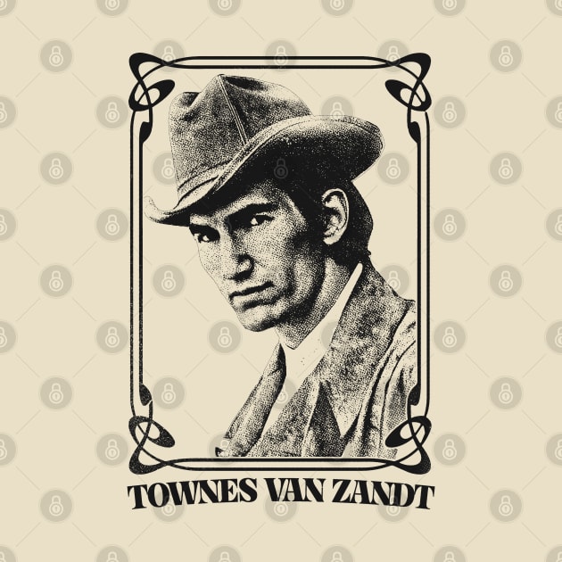 Townes Van Zandt • • Retro Aesthetic by unknown_pleasures