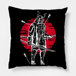 Vintage Samurai Japan Japanese Warrior Gift Pillow