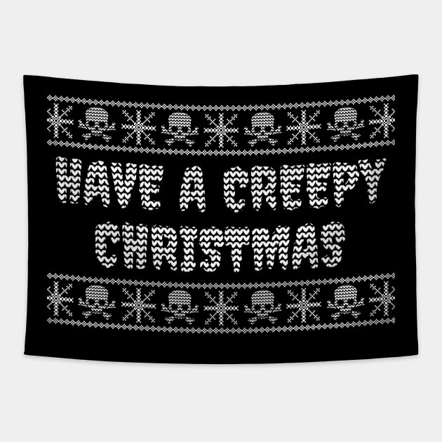 Have A Creepy Christmas Tapestry by LunaMay