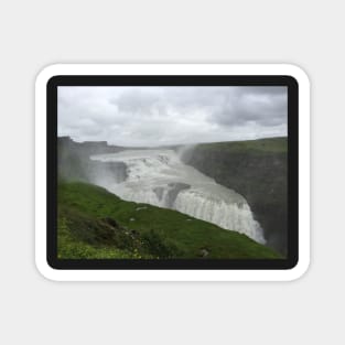 Gullfoss Falls in Iceland Magnet