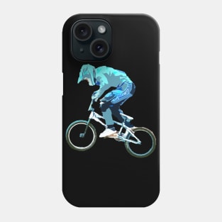 bmx racing action Phone Case