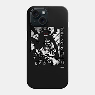 Demon clover black Phone Case