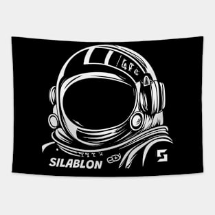 Astronout Helmet Tapestry