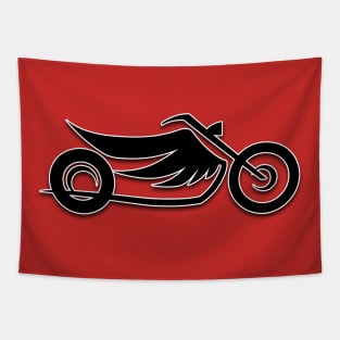 Wing Motorcycle Tapestry