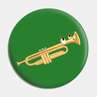 Happy Trumpet Pin