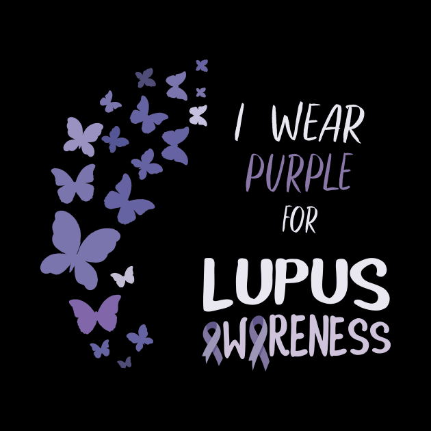 I Wear Purple For Lupus Awareness by almostbrand