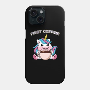 First coffee Phone Case