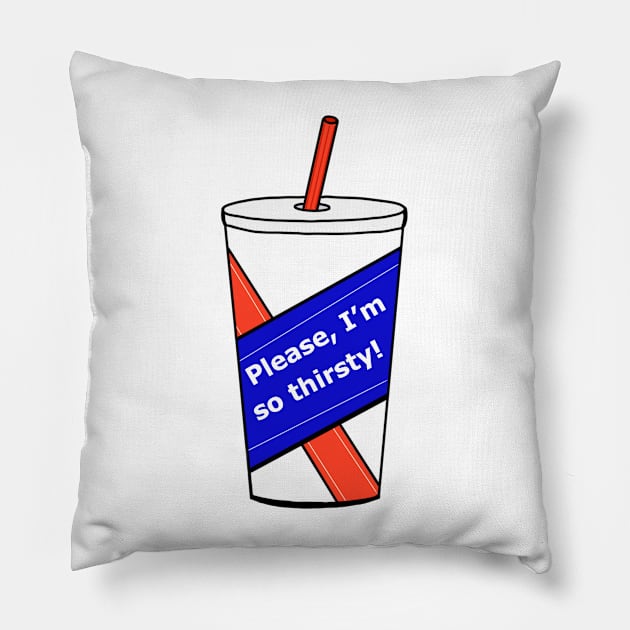 Soda Cup Pillow by MoreThanADrop