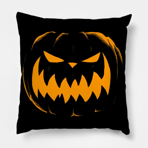 NBX jack o'lantern Pillow by JonathanGrimmArt