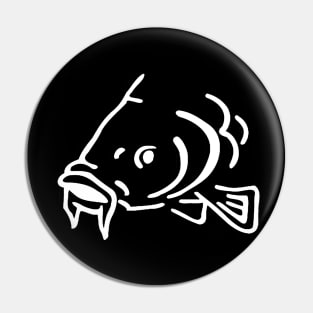 CARP SILHOUETTE Pin