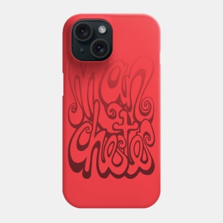 Manchester lettering - cherry tomato red Phone Case