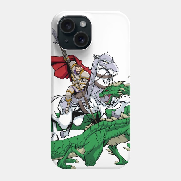 Saint George Slaying the Dragon Phone Case by Malchev