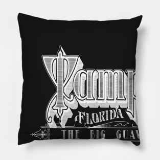 Vintage Tampa, FL Pillow