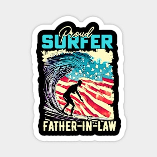 Proud Surfer Father-in-law Magnet