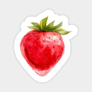 Strawberry Food Art Magnet