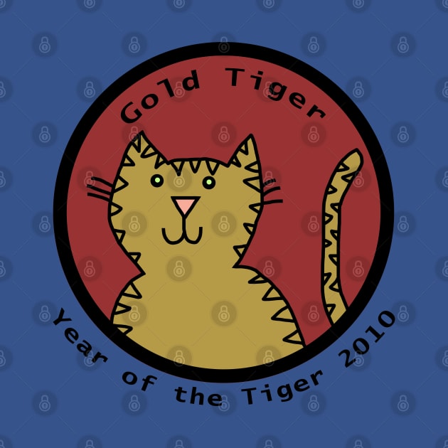 Year of the Gold Tiger 2010 by ellenhenryart