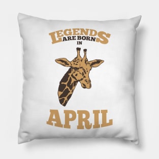 April The Baby Giraffe Pillow