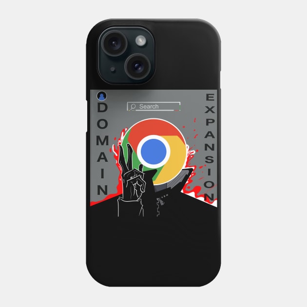 Chrome Domain Expansion v2 Phone Case by MerchForTheMind