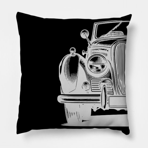 1935 315-1 Roadster Pillow by SquareFritz