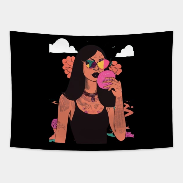 Hot Goth Summer Tapestry by click2print